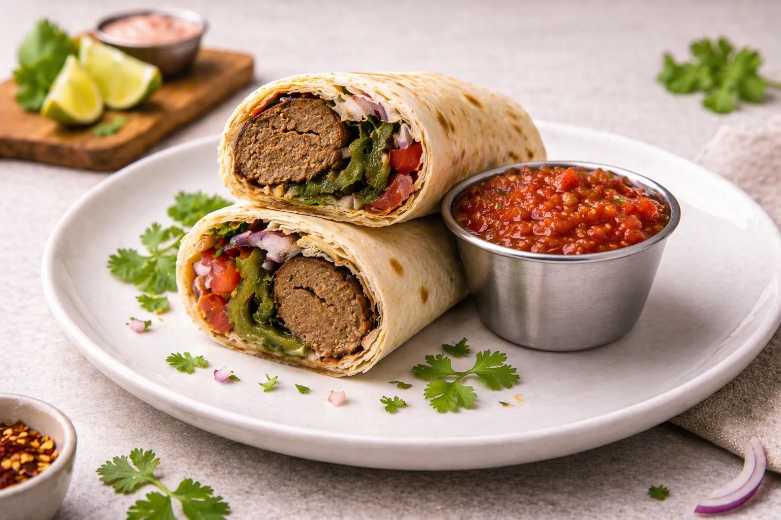 Beef Lule Kabob Wrap